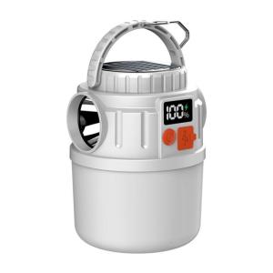 Multiple Function LED Camp Lamp Equipped With Solar Device 7 Brightness Grades And Crisis Lighting