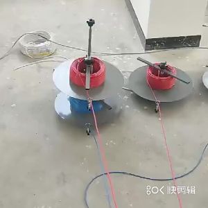 Hanson8 1 to 4 Layer Rotary Wires Feeder Tools Cable Coil Feeding Machine Cable Rotating Disc for Wires Stripping Cutting Machine J6H9P