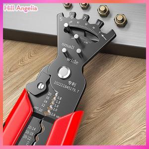 [Hill Angelia] Multifunctional Special Wire Stripping Pliers For Electrician Cutting Wire Stripping Skin Pressing Wire Winding Scissors