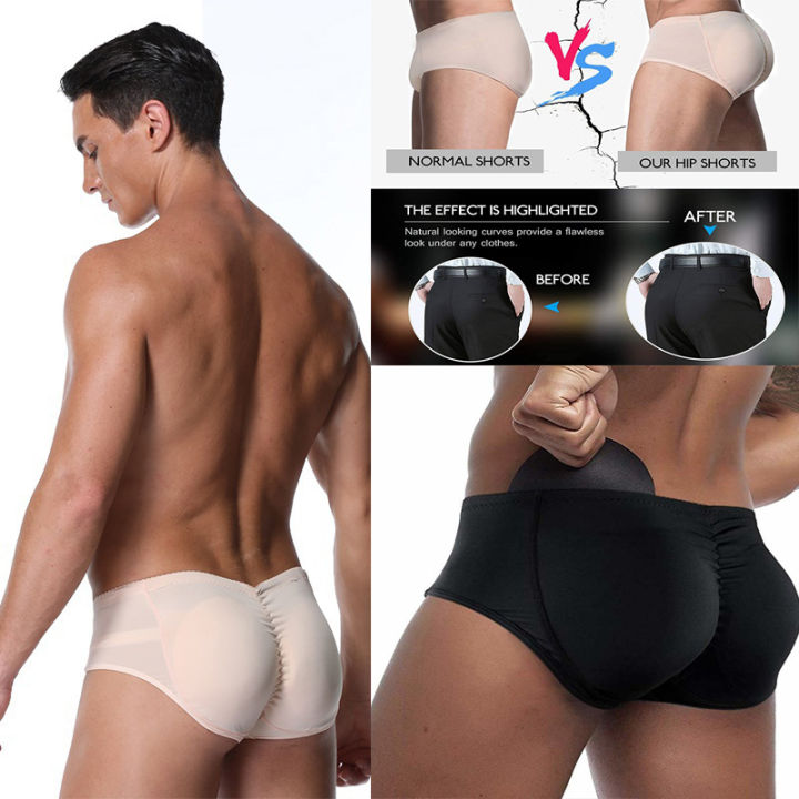 Butt Lift Tummy Control Underwear New Men Body Shapers With Padded Ass  Breathable Shapewear