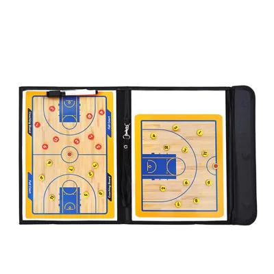 Magnetic Basketball Tactical Board Foldable Basketball Coaching Board with Dry Erase And Marker Pen for Strategizing Techniques