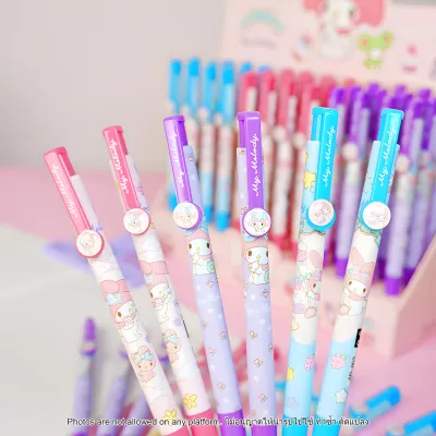 ปากกาลูกลื่น เขียนลื่น หมึกชัด 0.5 มม. ลายการ์ตูนซานริโอ น่ารัก สีพาสเทล เขียนลื่น หมึกสีน้ำเงิน เหมาะเป็นของขวัญ ของใช้เรียน/ทำงาน