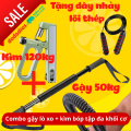 Combo gậy lò xo và kìm bóp tay - Gậy bẻ 50kg và kìm bóp 120kg SUPER - TẶNG 1 DÂY NHẢY LÕI THÉP - Hãng dododios - combo kìm bóp tay với gậy lò xo 20kg, gậy lò xo 30kg, gậy lò xo 40kg, gậy lò xo 50kg và gậy lò xo 60kg. 