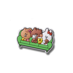 shoes charm cross charm Shoe Buckle LINE FRIENDS Cartoon Cute Shoes Accessories