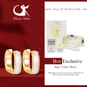 Chard Wake Anting Wanita Titanium Anti Pudar Korea Fashion Original Kotak Indah Earrings Anting Cewek