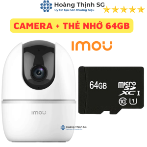 Camera Wifi Imou A22EP 2Mpx Full HD Xoay 360 đàm thoại 2 chiều Bảo hành 2 năm - Chính Hãng