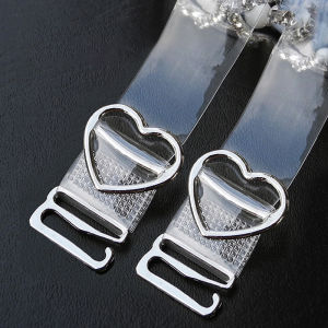 10Pair 1.5cm Summer Clear Bra Shoulder Strap Women Adjustable Transparent Invisible Bra Straps