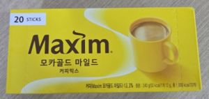 Maxim 20 STICKS instant coffee / Mocha Gold White Simple latte Arabica Original Black Americano Ice / Korean coffee / Korea instant coffee / French coffee / Maxim Mix #Maxim 20T