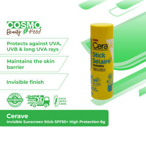 CeraVe Invisible Sunscreen Stick SPF50+ High Protection 8g