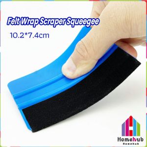 Homehub Felt Endge Wrap Scraper Squeegee Plastic Squeegee For Car Auto Vehicle Window Film