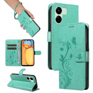 For Xiaomi Redmi 13C / Redmi 12C 12 11A / Redmi A1 A2 Plus / Redmi 10C 10A 10 / Redmi 9T 9A 9C Lucky Tree Phone Case Magnetic Leather Wallet with Stnad Card Slot Flip Case Casing