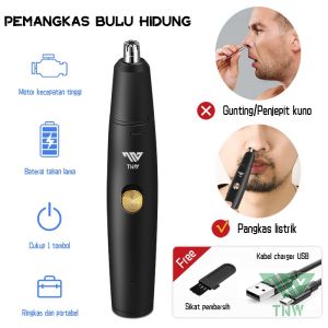 PN3 Nose Hair Trimmer Elektrik / Alat Cukur Bulu Hidung & Telinga Painless
