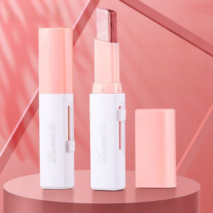 Dual-Color Eyeshadow Stick Two-in-One Instant Glow Long-Lasting Creamy Eyeshadow Easy Twist-Up Makeup Stick