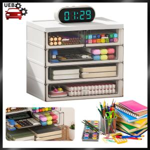 [Ueb Wholesale Mall]4 Tier Stackable Desktop Storage Drawers W/ 5 Drawers Stackable Desk Organizer for Desk Office School Home
