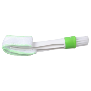 Double Ended Microfiber Vent Duster Cleaning Brush Automotive Air Conditioner Duster for Car Air Outlets Dust Collector