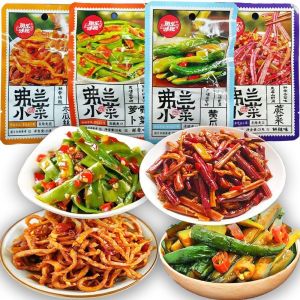 25g 即食弗兰小菜萝卜贡菜黄瓜木瓜 Tribute Vegetables Cucumber Shredded Papaya Fern Vegetables Instant Food