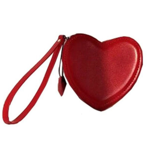 Fashionable Heart Purse Casual Case PU Leather Wallet for Girls Embracing Korean Trends and Vintage Appeal