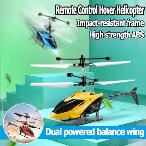 Remote Control Helicopter Hovering Flying Aircraft with Lights Mini Helicopter Remote Control Flying Toys Rechargeable and Durable Toy Perfect for Indoor Play Fun and Interactive Flying Toy for Kids Ideal for Developing Hand-Eye Coordination