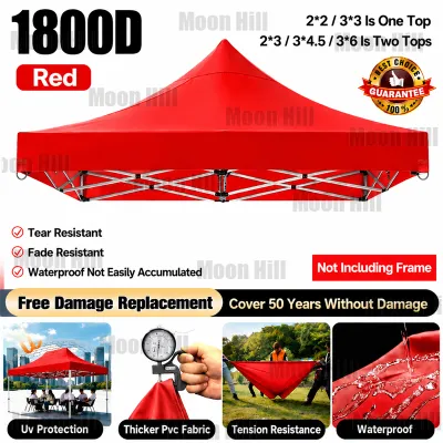Tent Cover Replacement 2x2 2x3 3x3 3x4.5 3x6m Durable 2100D Extra thick Outdoor Tent Cover Car Roof tent for car parking waterproof tents for camping