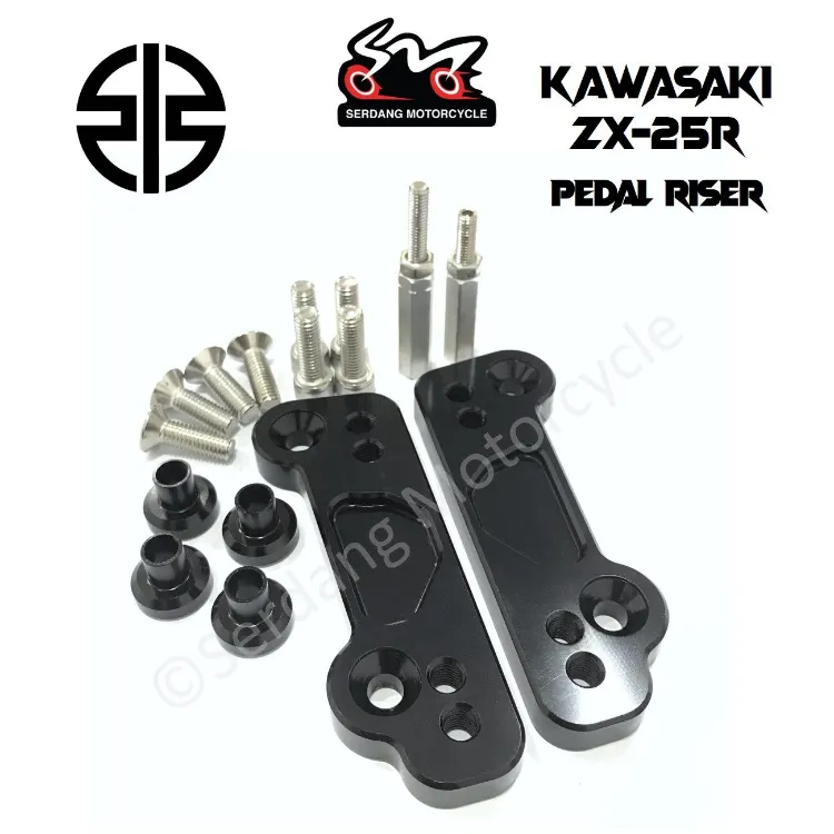 risere Kawasaki ZX25R ZX-25R Footrest Extension Pedal Riser Foot Pad