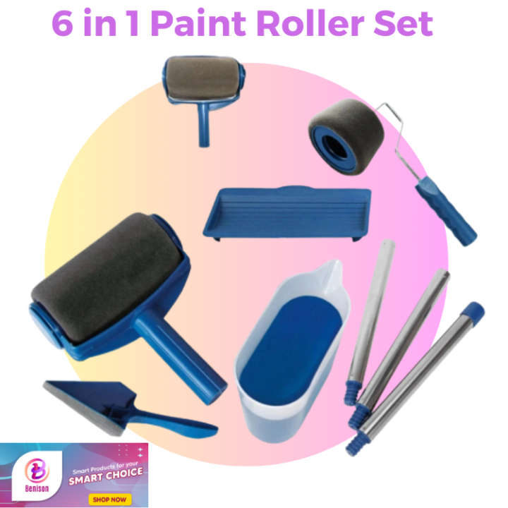 Benison MultiPro Paint Roller Master Kit 6 in 1 Paint Roller Set