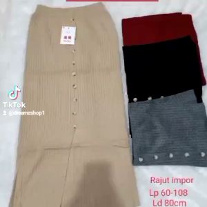 Des rok rajut 91039 impor freesize fashion kekinian fashionable kualitas terjamin fashionable