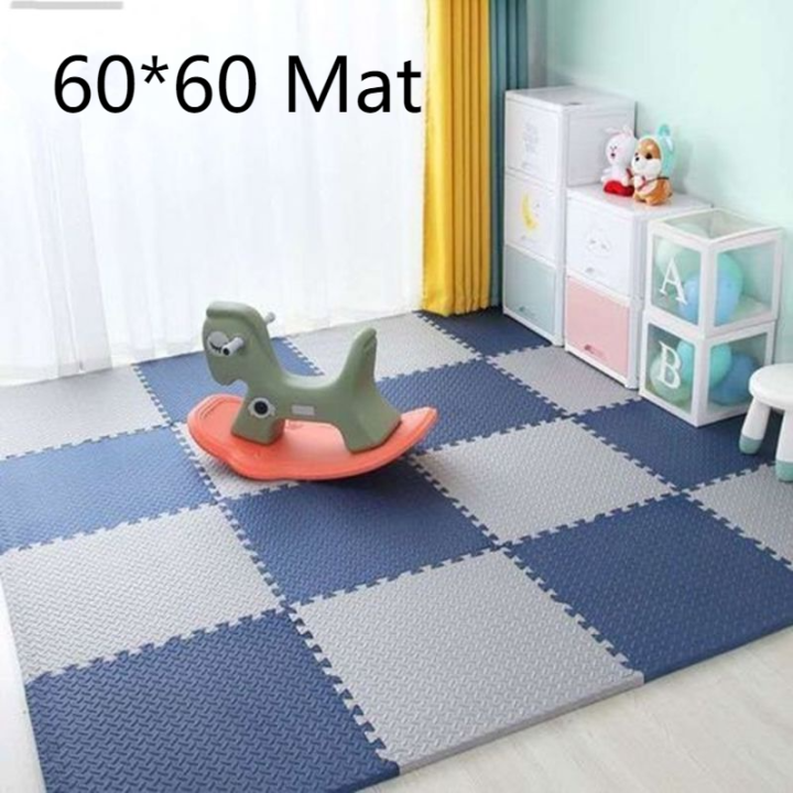 60x60cm/4pcs EVA Solid Color Giant Kids Cold Proof Foam Floor Mat ...