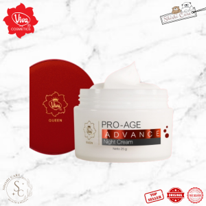 Viva Queen Pro Age Advance Night Cream 25gr | Pelembab Krim Malam