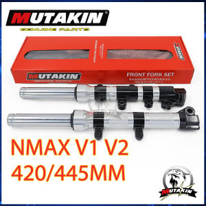 MUTAKIN Front Shock For YAMAHA NMAX V1 V2 2Pcs 420/445MM