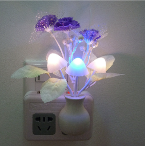 Kirei Gallery - Lampu Tidur Hias model jamur Sensor Murah Lampu tidur jamur dengan sensor cahaya