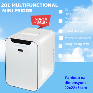 20L Mini Fridge Portable Car Cooler Warmer with Digital Display 12V DC & 110V AC for Home Office Travel