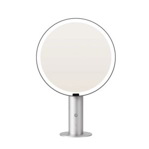 MUID metal makeup mirror desktop with lights smart high definition dressing mirror desktop led beauty mirror gift for girls