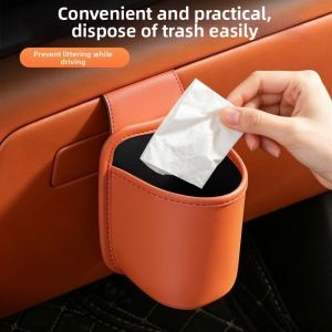 BLACKON Leather Car Door Cup Holder Multi Purpose Waterproof Car Storage Box Universal Multifunctional Beverage Holder Car Door Organizer