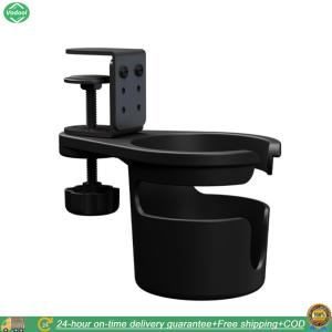 [New] Rotating Desk Cup Holder Drinking Bottle Holder 3 Adjustable Height Water Bottle Stand for Home Office School