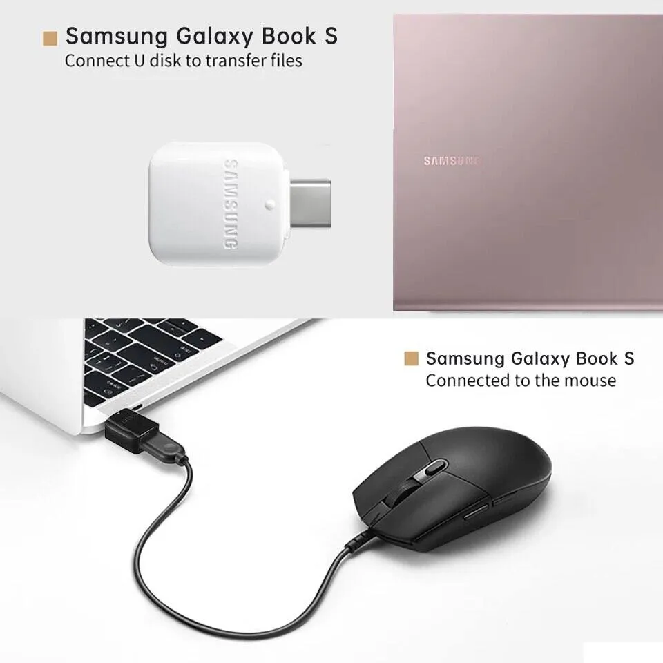 Original Samsung USB Type-C OTG Adapter For Samsung Galaxy Note 20