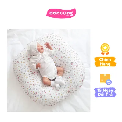 Gối chống trào ngược Ripple giấu khóa ROTOTO BEBE kiểu chữ C (Nhiều màu)