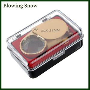 Blowing 30x 30x21mm Magnifier Jewelers Eye Tool Jewellery Folding Loupe