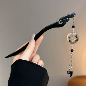 หยินเว่ยใหม่กิ๊บไม้มะเกลือสไตล์จีนคุณภาพสูงผู้หญิงสั่นขั้นตอนปิ่นปักผม Hanfu กิ๊บติดผม Headdress