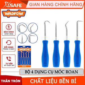 Bộ 4 kềm mở ve WADFOW kích thước 7"/180mm tay cầm nhựa đường kính đầu kiềm 1.8mchính hãng