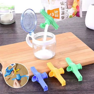 Bag sealer ที่หนีบปากถุง ที่ปิดปากถุง คลิปหนีบปากถุง มีฝาปิด-เปิด ตัวซีลถุง