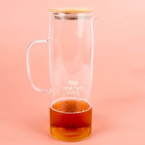 Radja Sport Teko Kaca Kulkas Borosilicate Glass Tahan Dingin Pitcher Minuman Infuser Syrup Tranparan