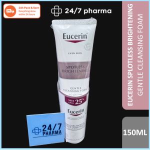 Eucerin Spotless Brightening Cleasing Foam 150ml Cleanser White Gel Cream Foaming