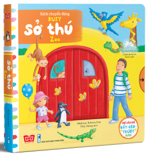 Sách Tương Tác Chuyển Động Sở Thú - Busy Book The Zoo - Đinh Tị
