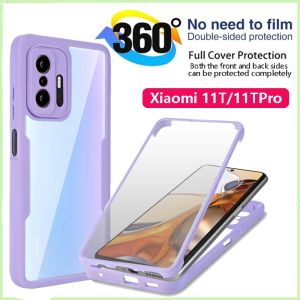 Casing For Xiaomi Redmi Note 12 Pro Plus Note12 12Pro 12ProPlus 12Pro+ 4G 5G 360 ° Front Back Transparent Acrylic Phone Case Soft TPU Rubber Bumper Shockproof Casing Back Cover