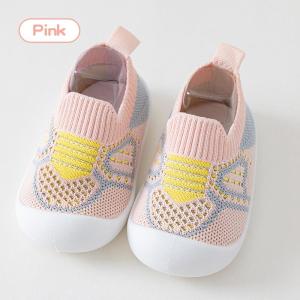 Kissdora Kt Bayi Anti-slip Baby Shoes Breathable Infant Crib Floor Socks With Rubber Sole for Children Girls Boys Mesh Shoes