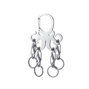 Móc khóa thép dễ dàng mang theo với nét quyến rũ cá độc đáo không làm mờ các tổ chức chính dễ dàng mang theo EVERYDAY