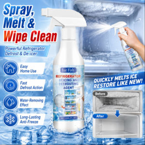 Freezer Deicer Ice Melter Refrigerator Defrost Spray Fast Acting Frost Ice Remover Home Kitchen Fridge Cleaner