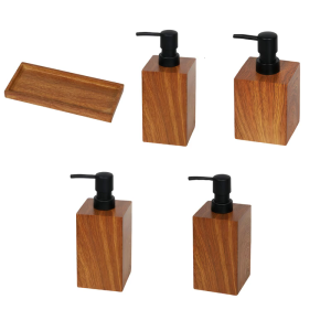 Modern Texture Resin Liquid Dispenser Foam Soap Bottle Box For Bathroom Shampoo Lotion Hotel Home Essential