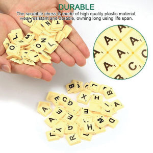 CLASSIQUE Scrabble Cross Words Games Word Forming Board Game Educational Spelling Alphabet / Permainan Papan Susun Kata