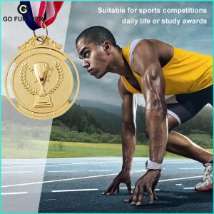 30pcs 2inch Gold Silver Bronze Award Medal with Neck Ribbon Gold Silver Bronze Prize Winner Award for Competitions Party